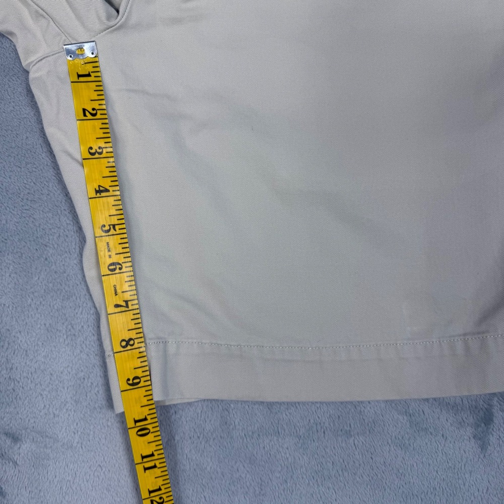 Vintage Polo Ralph Lauren‎ Prospect Short Khaki Chino Flat Front  Men's size 36 - Picture 6 of 7